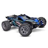 Traxxas Rustler 4x4 BL-2S 1:10 4WD RTR Brushless Stadium Truck - Blue TRX67164-4BLUE