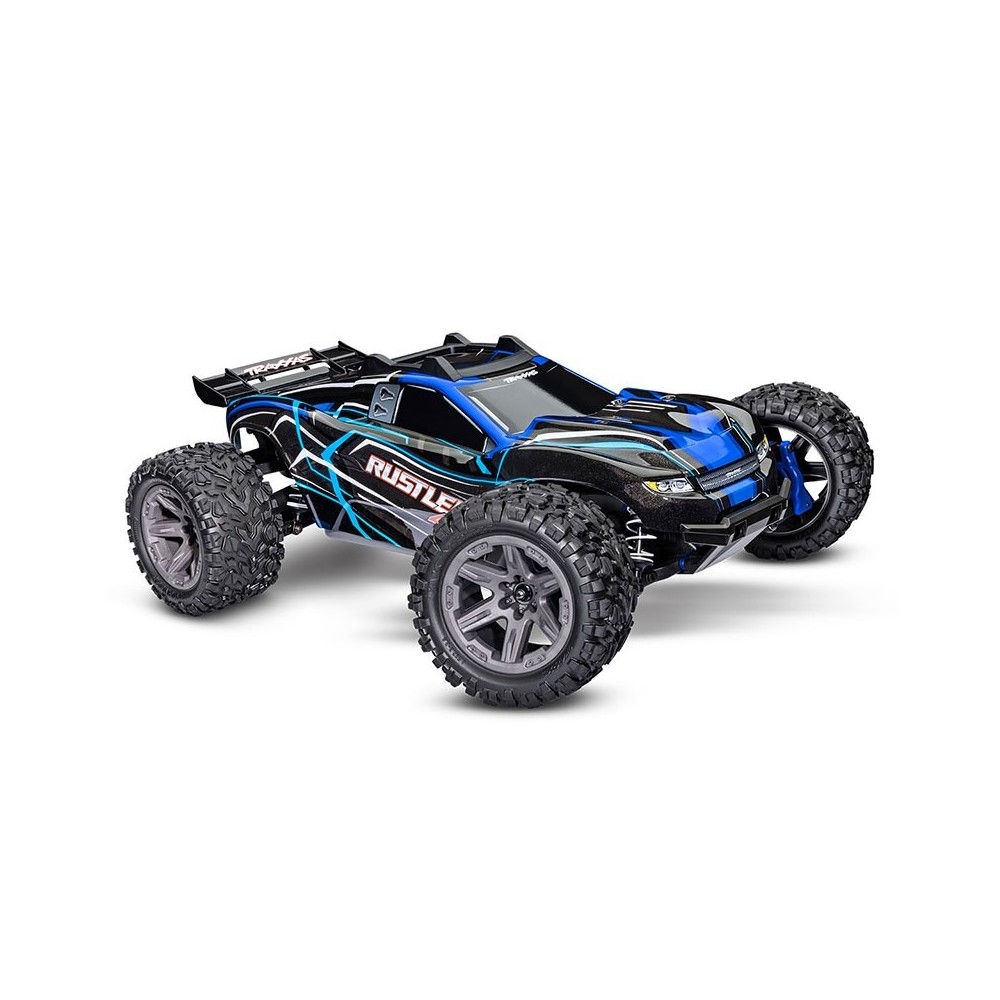 Traxxas Rustler 4x4 BL-2S 1:10 4WD RTR Brushless Stadium Truck - Blue TRX67164-4BLUE Traxxas Rustler 4x4 BL-2S 1:10 4WD RTR Brushless Stadium Truck - Blue TRX67164-4BLUE
