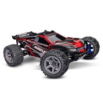Traxxas Rustler 4x4 BL-2S 1:10 4WD RTR Brushless Stadium Truck - Red TRX67164-4RED