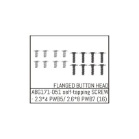 Absima - Button Head Screw M2.3x4 ABG171-051
