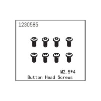 Absima - Button Head Screw M2.5x6 1230585