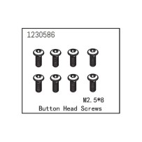 Absima - Button Head Screw M2.5x8 1230586