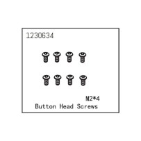 Absima - Button Head Screw M2x4 1230634