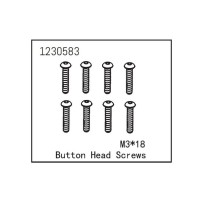 Absima - Button Head Screw M3x18 1230583