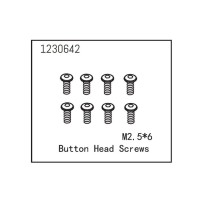 Absima - Button Head Screws M2.5*6 1230642
