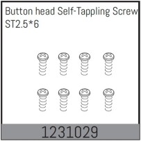 Absima - Button Head Screws M2.5X6 8 1231029