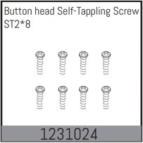 Absima - Button Head Screws M2X8 8 1231024