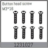 Absima - Button Head Screws M3X16 8 1231027