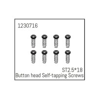 Absima - Button head Self-tapping screws ST2.5*18 1230716