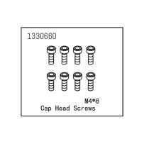 Absima - Cap Head Screws M4x8 1330660