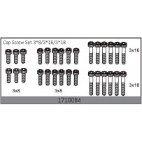 Absima - Cap Screw Set 3x8/3x16/3x18 1710084