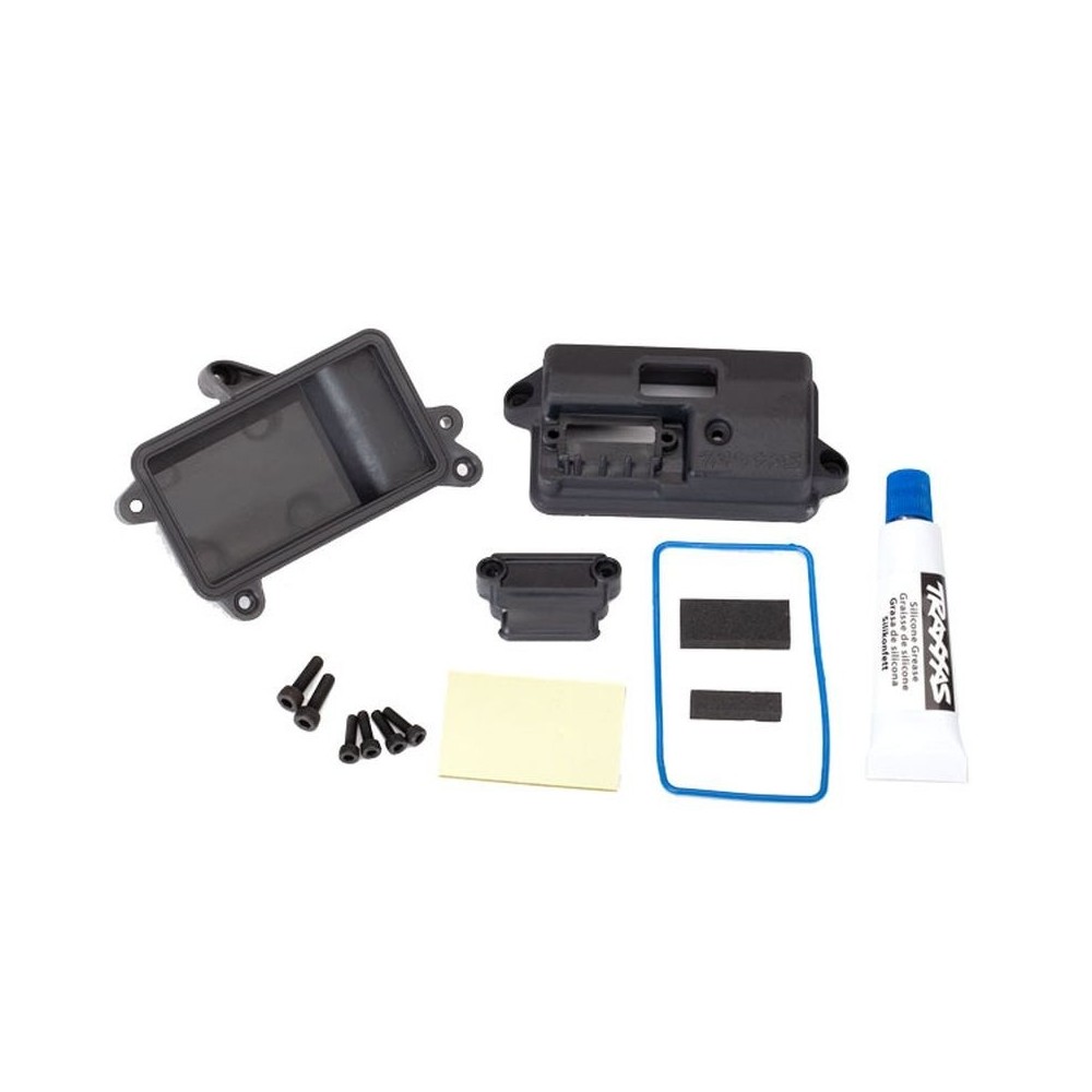 Caja de receptor sellada con almohadilla de espuma Traxxas TRX6724 Caja de receptor sellada con almohadilla de espuma Traxxas TRX6724