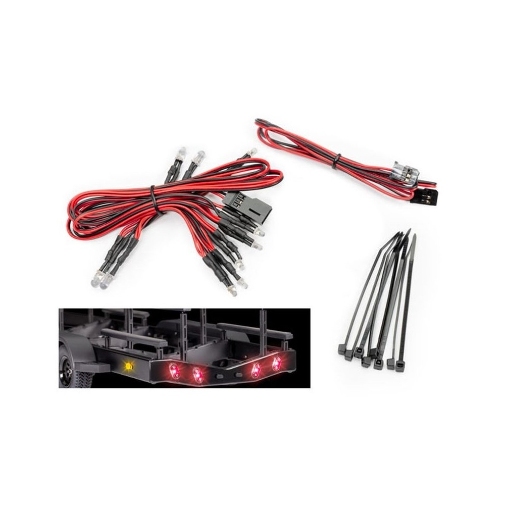 Kit cableado LED Traxxas con bridas y soportes TRX10349X Kit cableado LED Traxxas con bridas y soportes TRX10349X