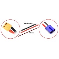 Absima - Charging Cable XT60 fits for EC5 15cm 3040054