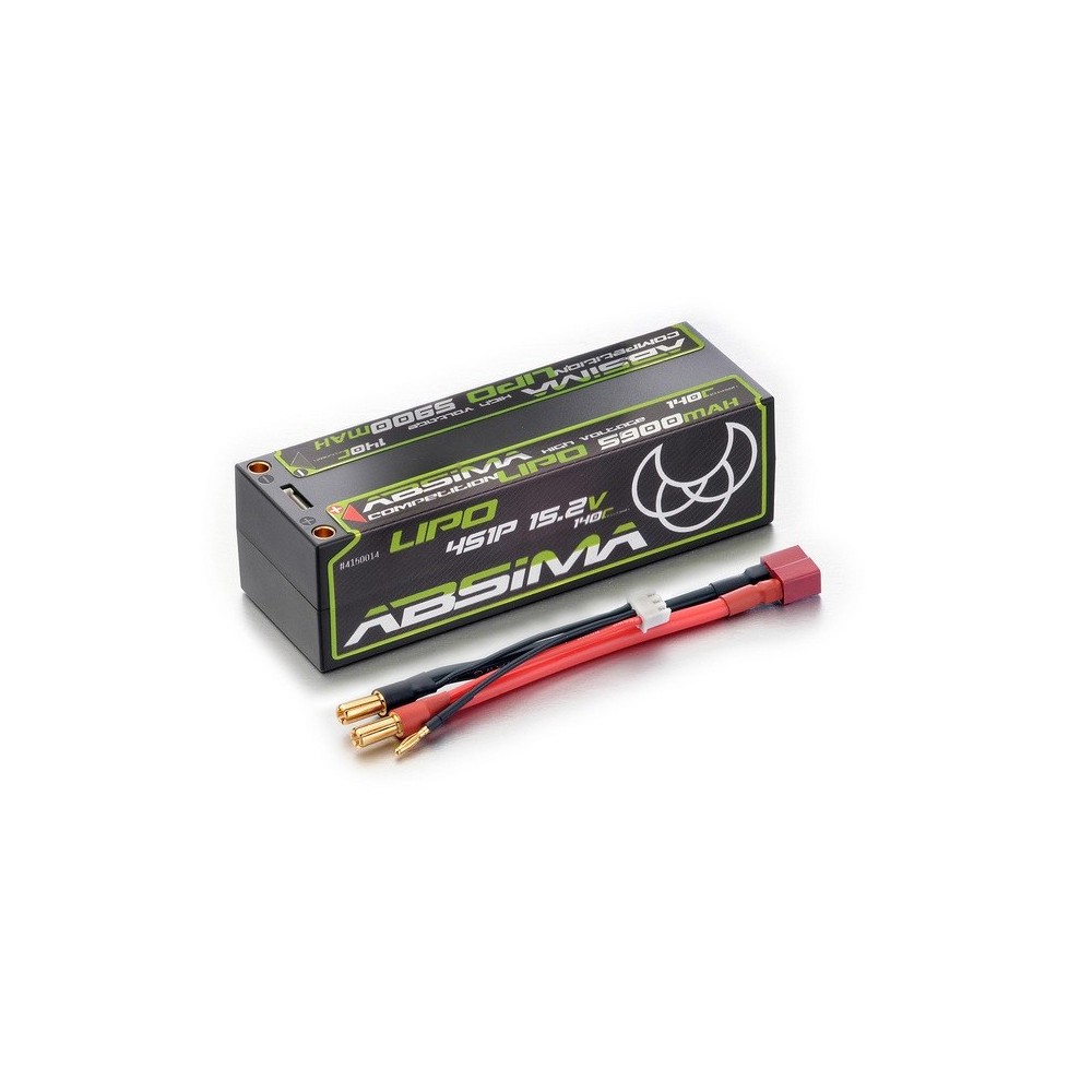 Absima - Competition Lipo 5900mAh 140C 4S1P HV HC 5mm 4150014