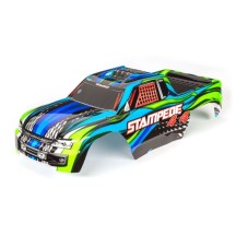 Carrocería Stampede 4x4 azul pintada Traxxas TRX6729X
