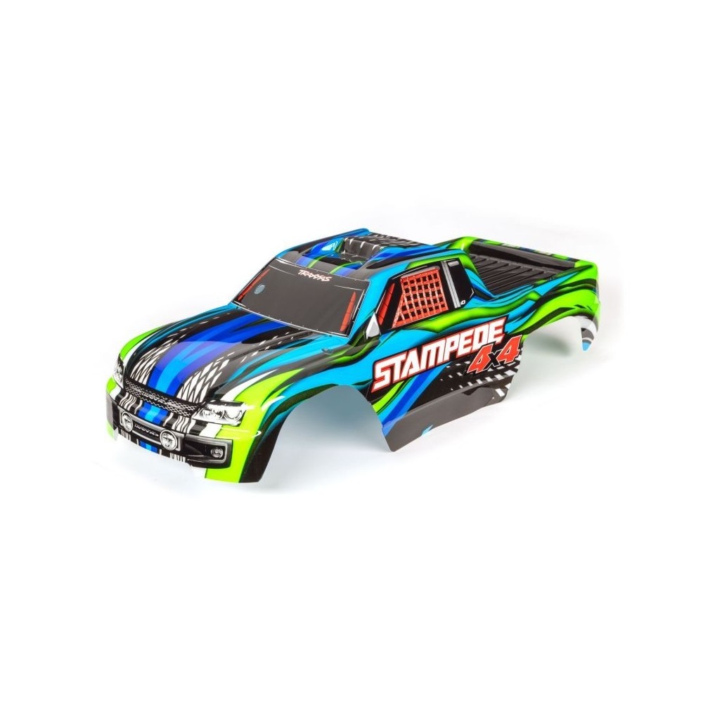 Carrocería Stampede 4x4 azul pintada Traxxas TRX6729X Carrocería Stampede 4x4 azul pintada Traxxas TRX6729X