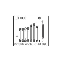 Absima - Complete Vehicle Link Set 1010068 AB240088