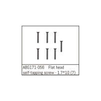 Absima - Countersunk Screw M1.7x10 ABG171-056