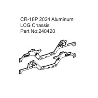 Absima - CR-18P 2024 Aluminum LCG Chassis AB240420