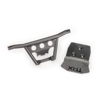 Parachoques delantero Traxxas placa deslizante negro TRX6735R