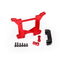 Torre amortiguador trasero aluminio rojo Traxxas TRX6738R