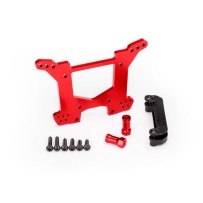 Torre amortiguador trasero aluminio rojo Traxxas TRX6738R
