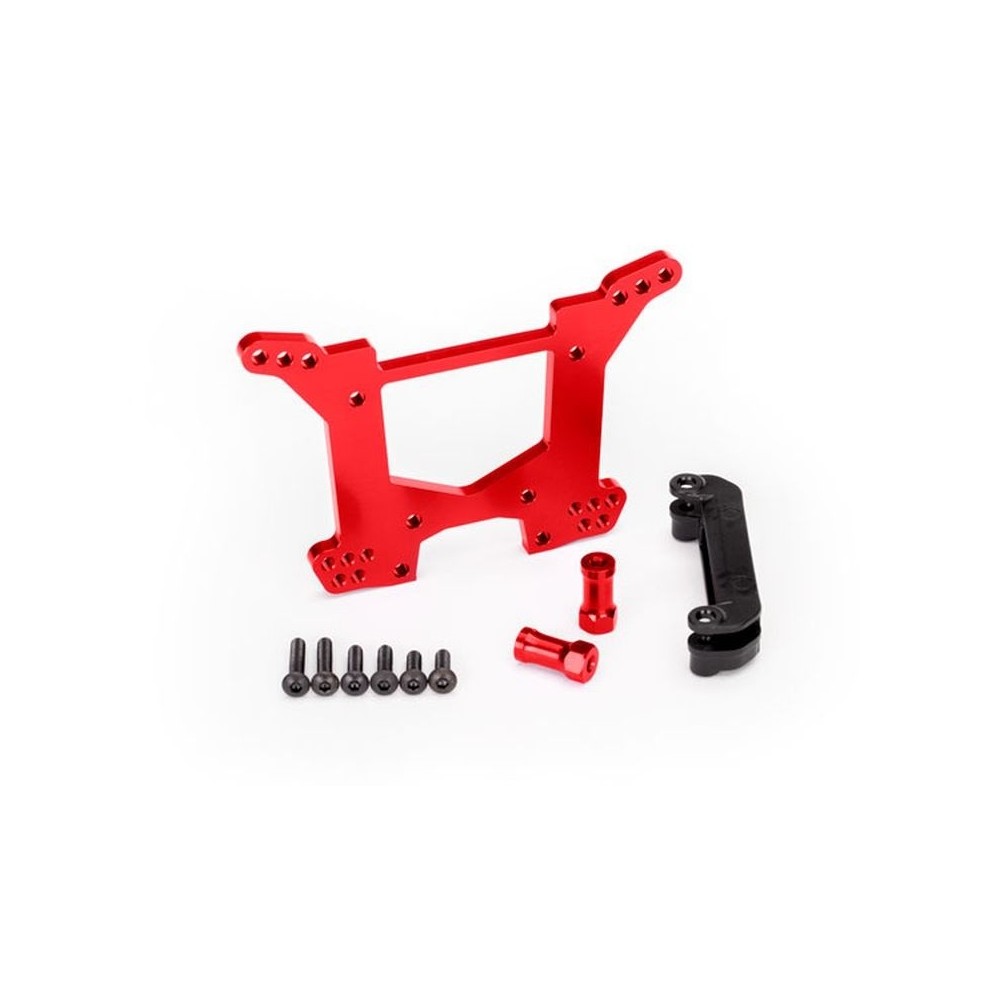 Torre amortiguador trasero aluminio rojo Traxxas TRX6738R Torre amortiguador trasero aluminio rojo Traxxas TRX6738R