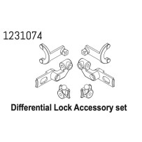 Absima - Diff-Lock Accessory Set CR4.4 1231074
