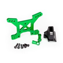 Torre amortiguador delantero aluminio verde Traxxas TRX6739G