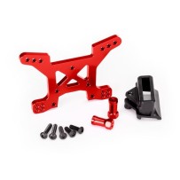 Torre amortiguador delantero aluminio rojo Traxxas TRX6739R