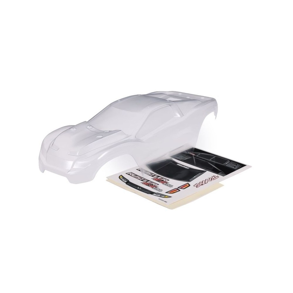 Carrocería Rustler 4x4 transparente Traxxas TRX6740 Carrocería Rustler 4x4 transparente Traxxas TRX6740