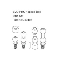Absima - EVO PRO 1speed Ball Stud Set HBP240495