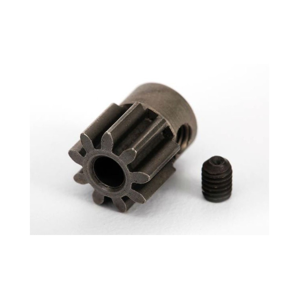 Traxxas Gear 9-t pinion (32-p) (machined steel) set screw TRX6745 Traxxas Gear 9-t pinion (32-p) (machined steel) set screw TRX6745