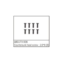 Absima - Flat Head Screw M2.3x6 ABG173-006