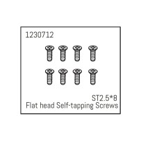 Absima - Flat head Self-tapping screws ST2.5x8 1230712