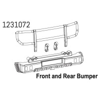 Absima - Front & Rear Bumper CR4.4 1231072