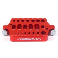 Absima - Full Alu. Soldering socket tools for connectors, RED 3000048