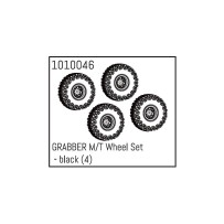 Absima - GRABBER M/T Wheel Set - black 1010046 AB240081