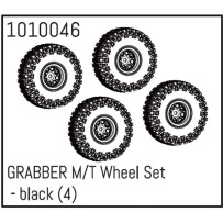 Absima - GRABBER M/T Wheel Set - black 4 un 1010046
