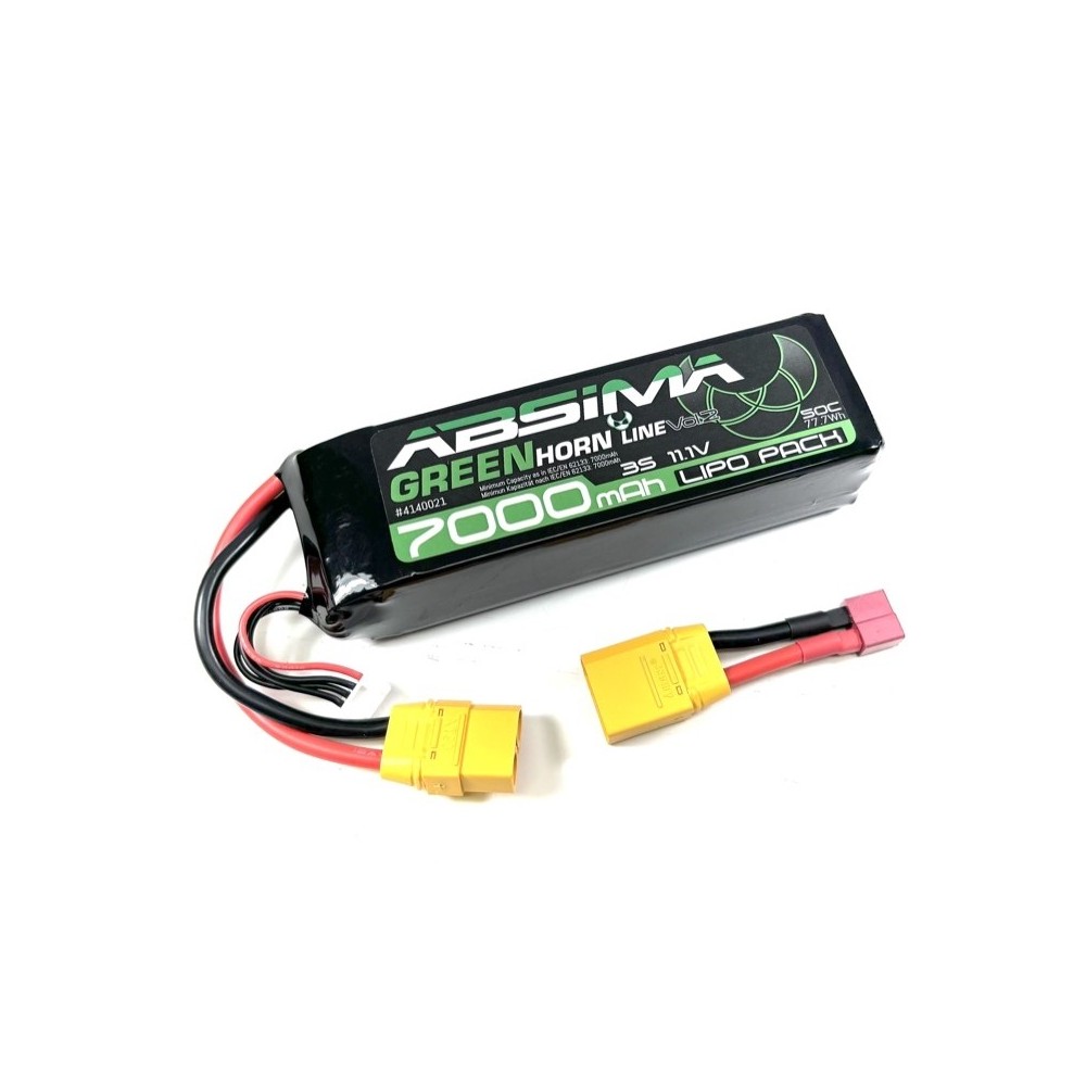 Absima - Greenhorn Vol.2 LiPo 3S 11,1V-50C 7000 SC XT90/T-Plug 4140021