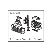 Absima - Grill, Oil Jerry Can and High Lift Jack 1230630
