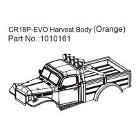 Absima - Harvest Body - EVO 1:18 1010161 AB240354