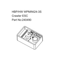 Absima - HBP-HW WPMINI24-3S Crawler ESC HBP240490