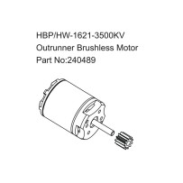 Absima - HBP-HW-1621-3500KV Outrunner Brushless Motor HBP240489