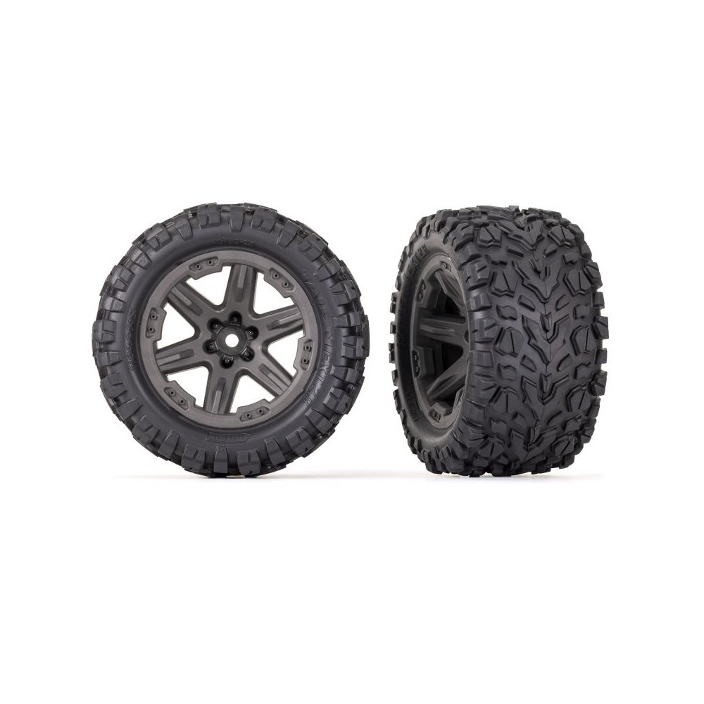 Ruedas montadas Talon EXT 2.8 grises Traxxas TRX6763 Ruedas montadas Talon EXT 2.8 grises Traxxas TRX6763