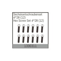 Absima - Hex Screw Set 4*28 1330311