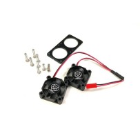 Absima - High speed Twin Fan + holder plate, 15,000rpm, 30mm size 2310035