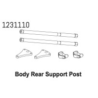 Absima - Hinge & Pivot Body Mount CR4.4 1231110