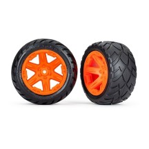 Ruedas Anaconda RXT 2.8 naranjas ensambladas Traxxas TRX6768A